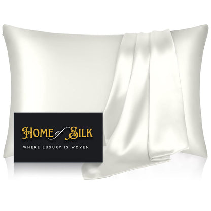 WHITE QUEEN ZIPPERED PILLOWCASE